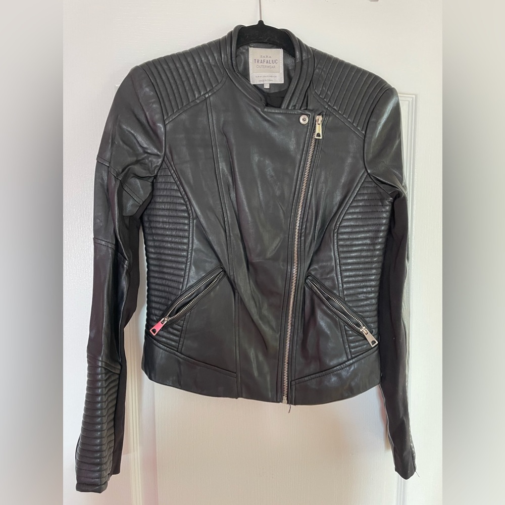 Leather Jacket Size Medium